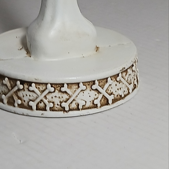 Martha Stewart Halloween Skull Gothic Candelabra 3 Arm Taper Candle Holder - Picture 5 of 15